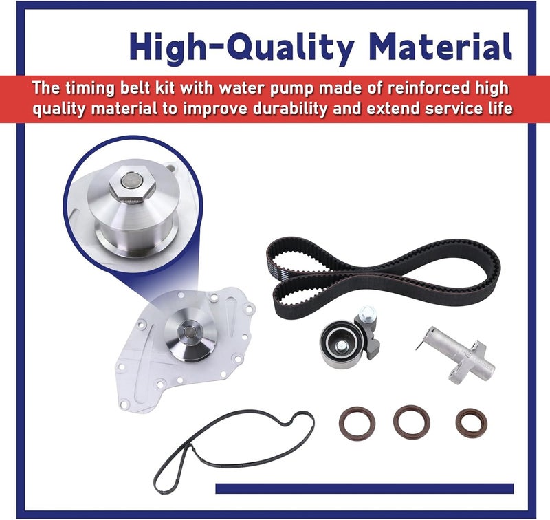 Xiaoyudou Engine Timing Belt with Water Pump Compatible with Dodge Avenger, Challenger, Charger, Journey, Magnum, Grand Caravan, Nitro & Chrysler 300, Sebring, Pacifica, Town & Country 3.5L 4.0L - Image 5